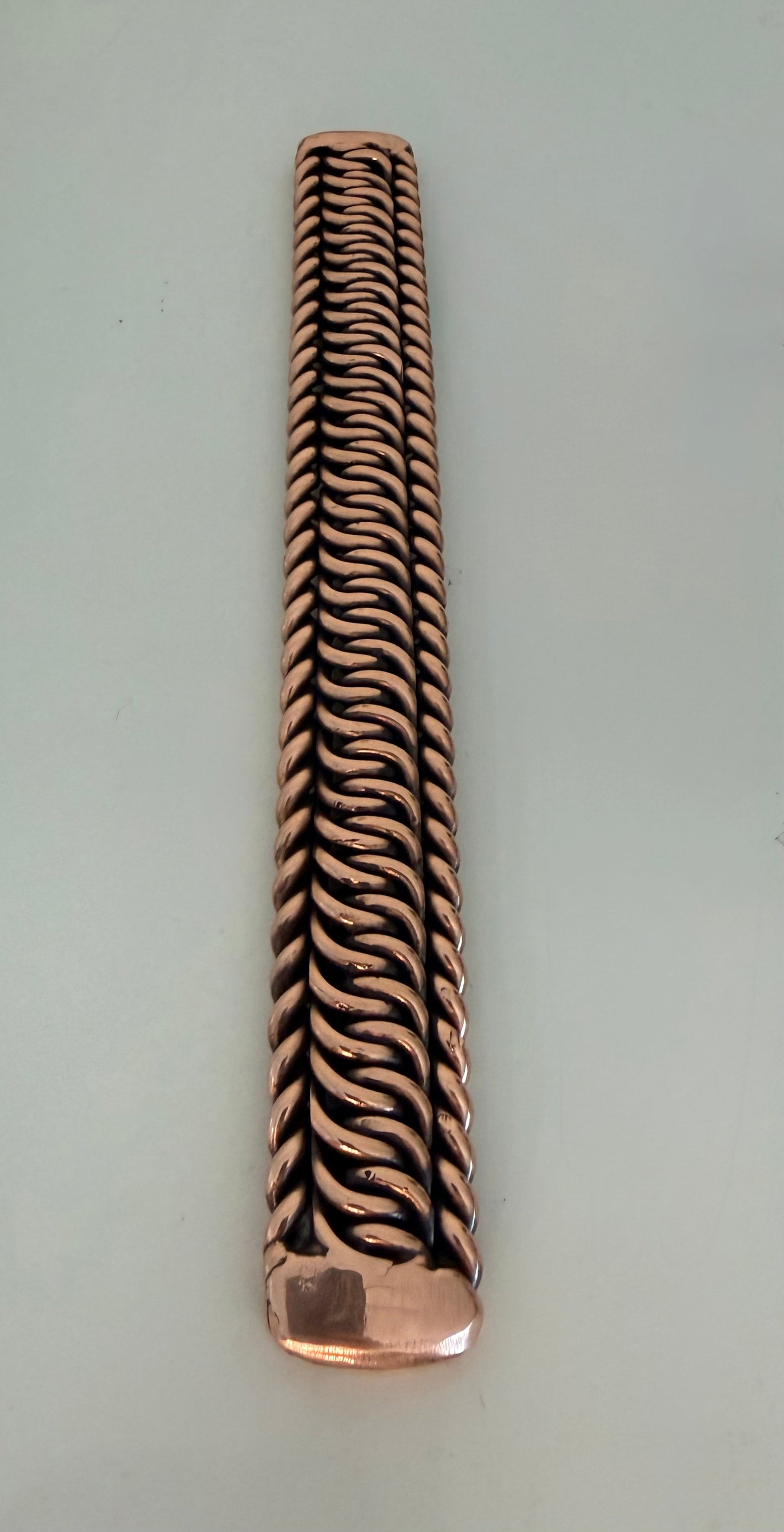 Triple Braid Solid Copper Bracelet (CUSTOM)
