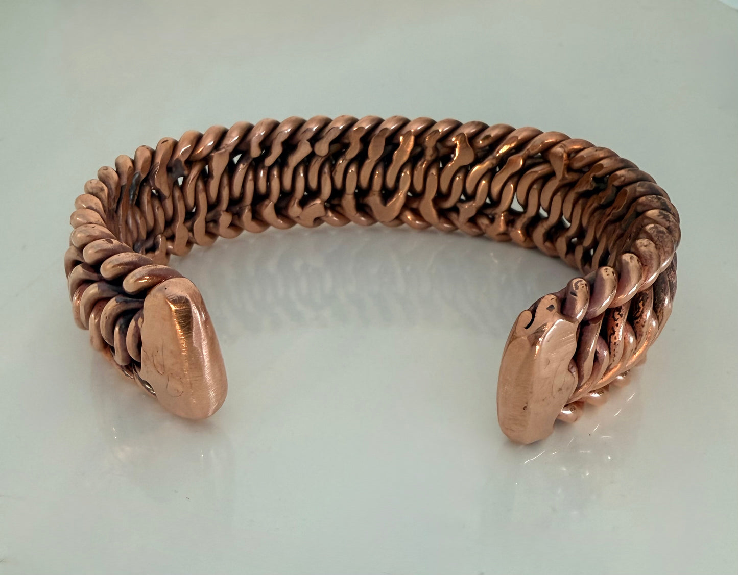Triple Braid Solid Copper Bracelet (CUSTOM)