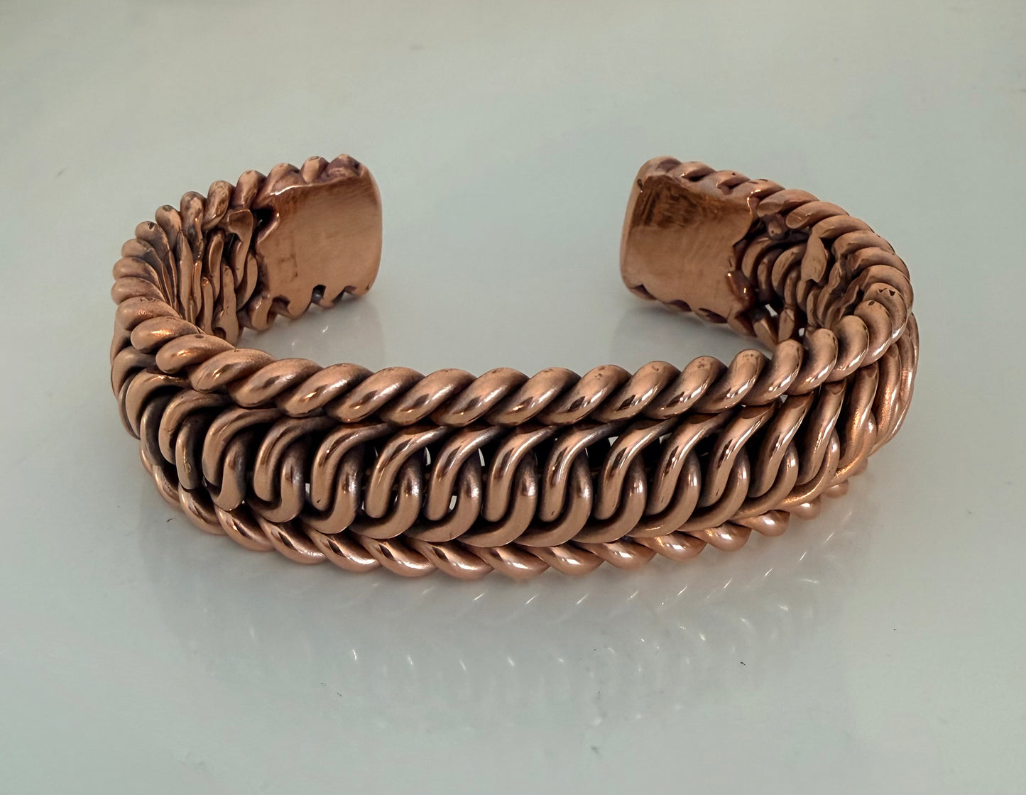 Triple Braid Solid Copper Bracelet (CUSTOM)