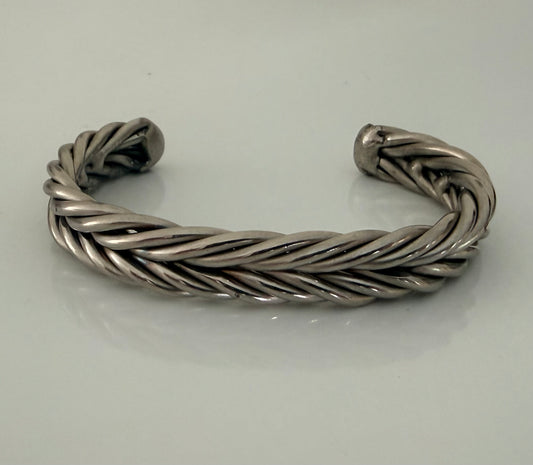 Silver Feather Stainless Bracelet  (READY TO SHIP)